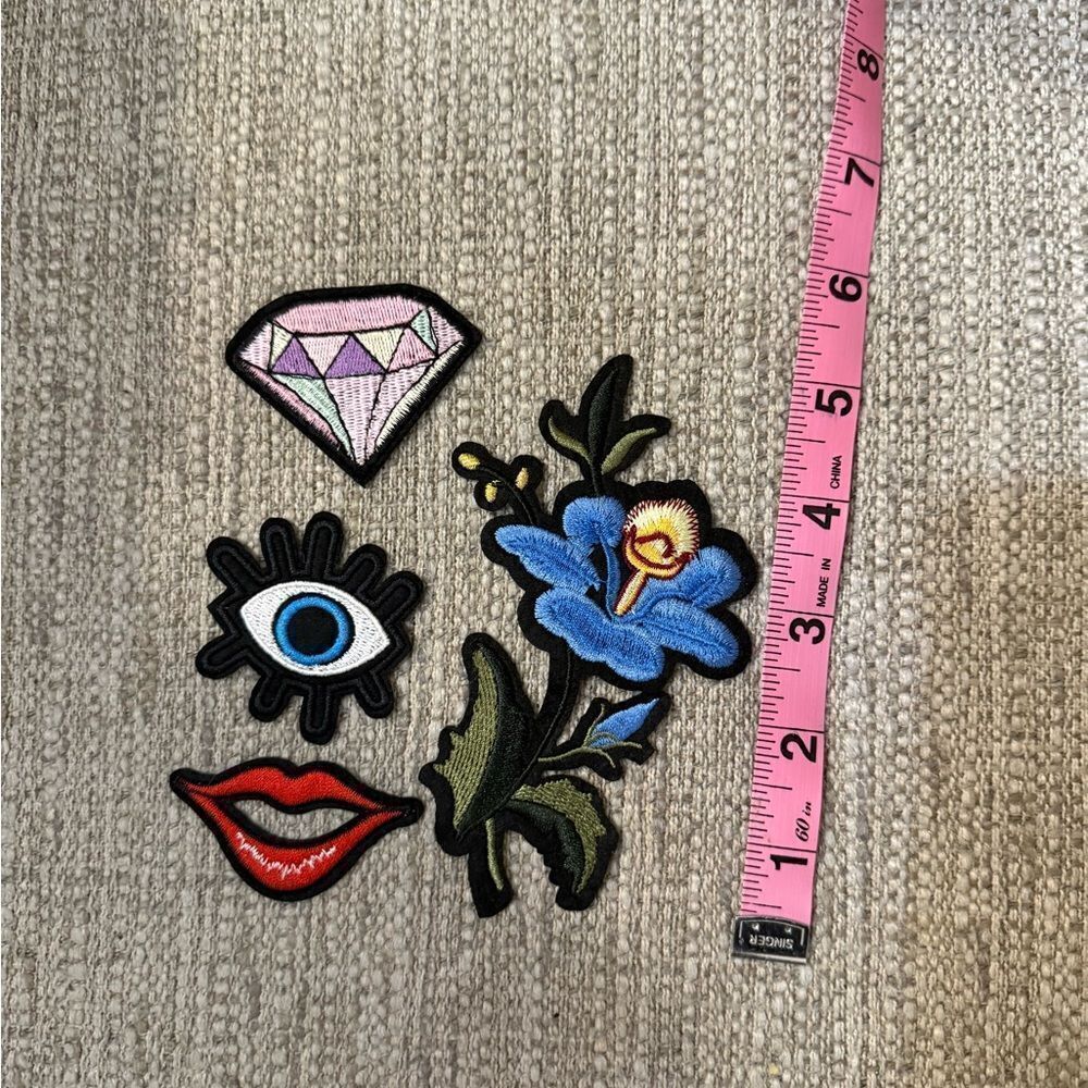 Embroidered Clothing Patch Set - Multicolor - Picture 2 of 3